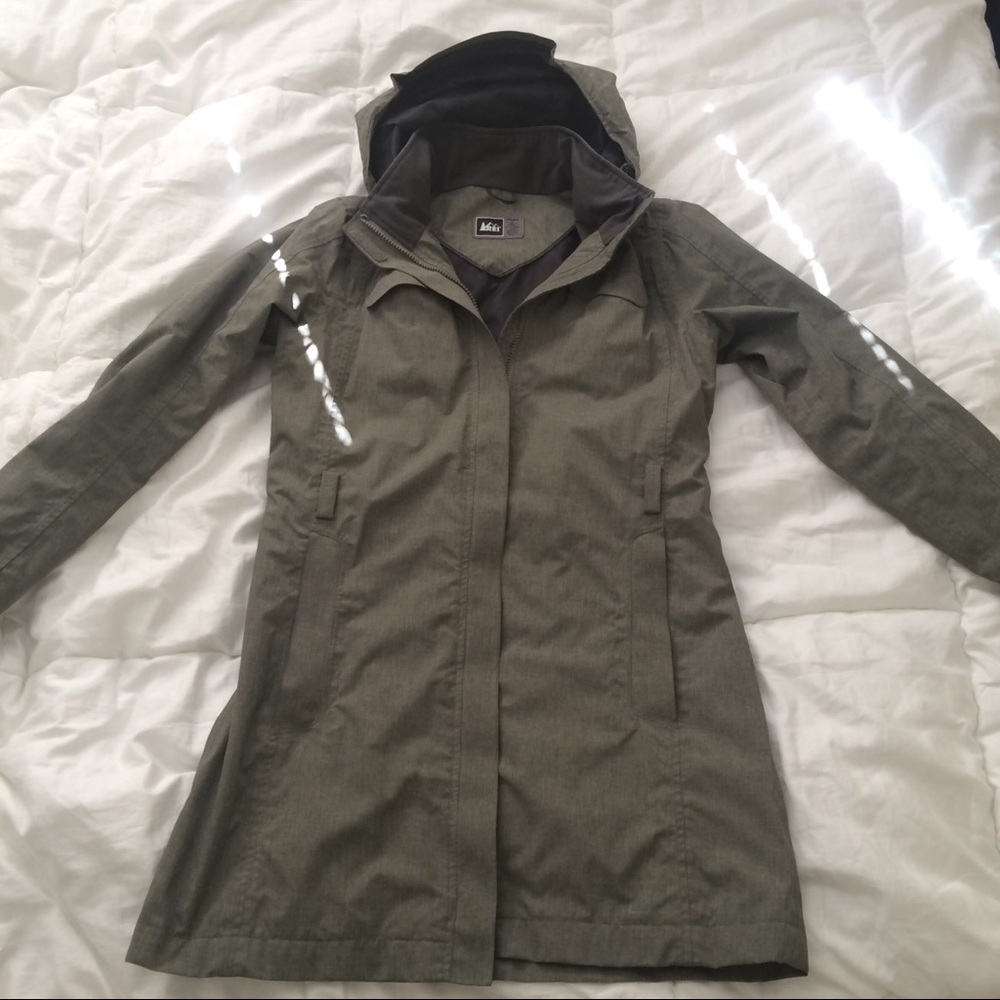 REI La Selva Rain Jacket, S, Green